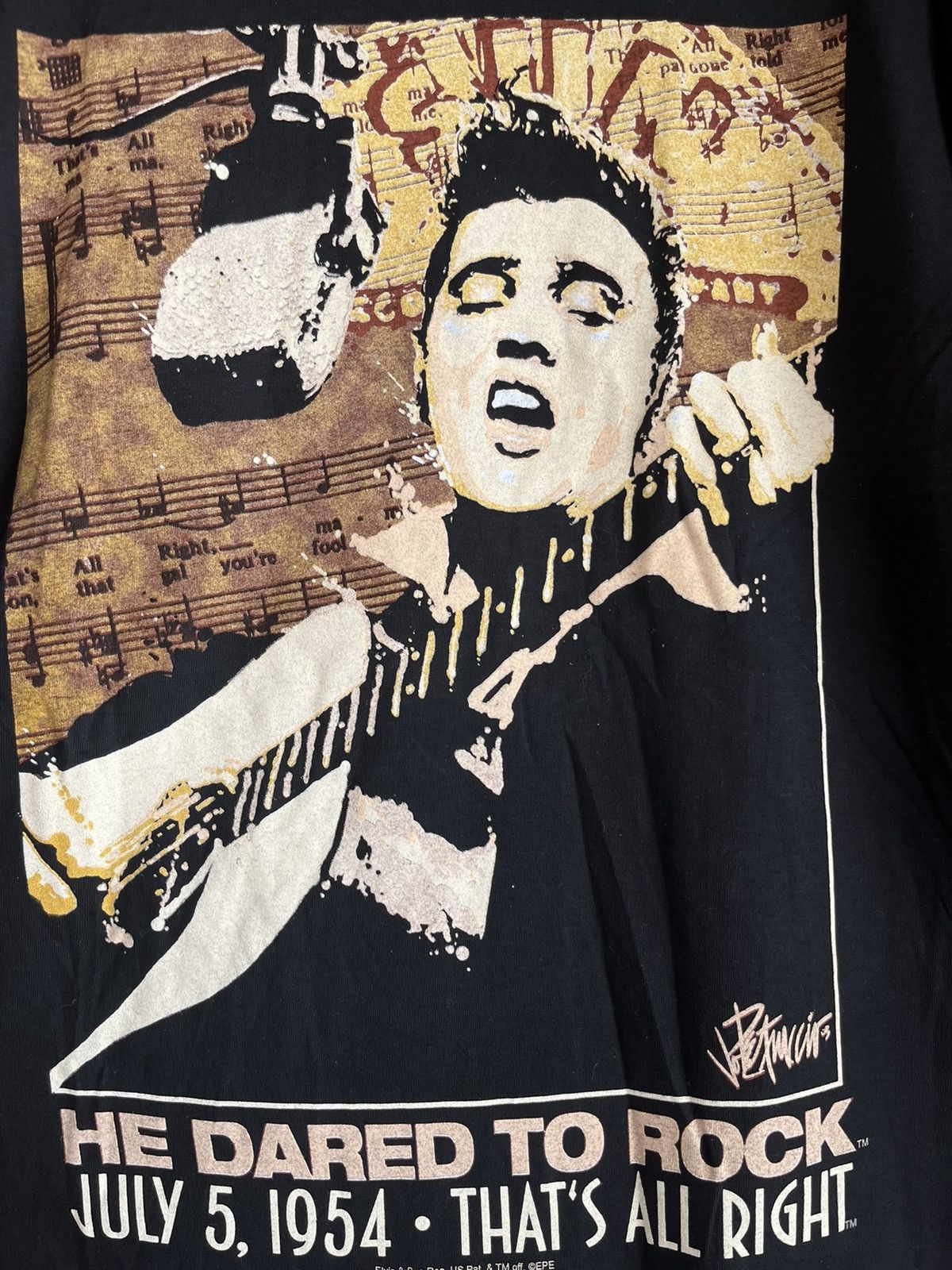 Vintage Elvis Presley Rock n roll ft22 Size US M / EU 48-50 / 2 - 2 Thumbnail
