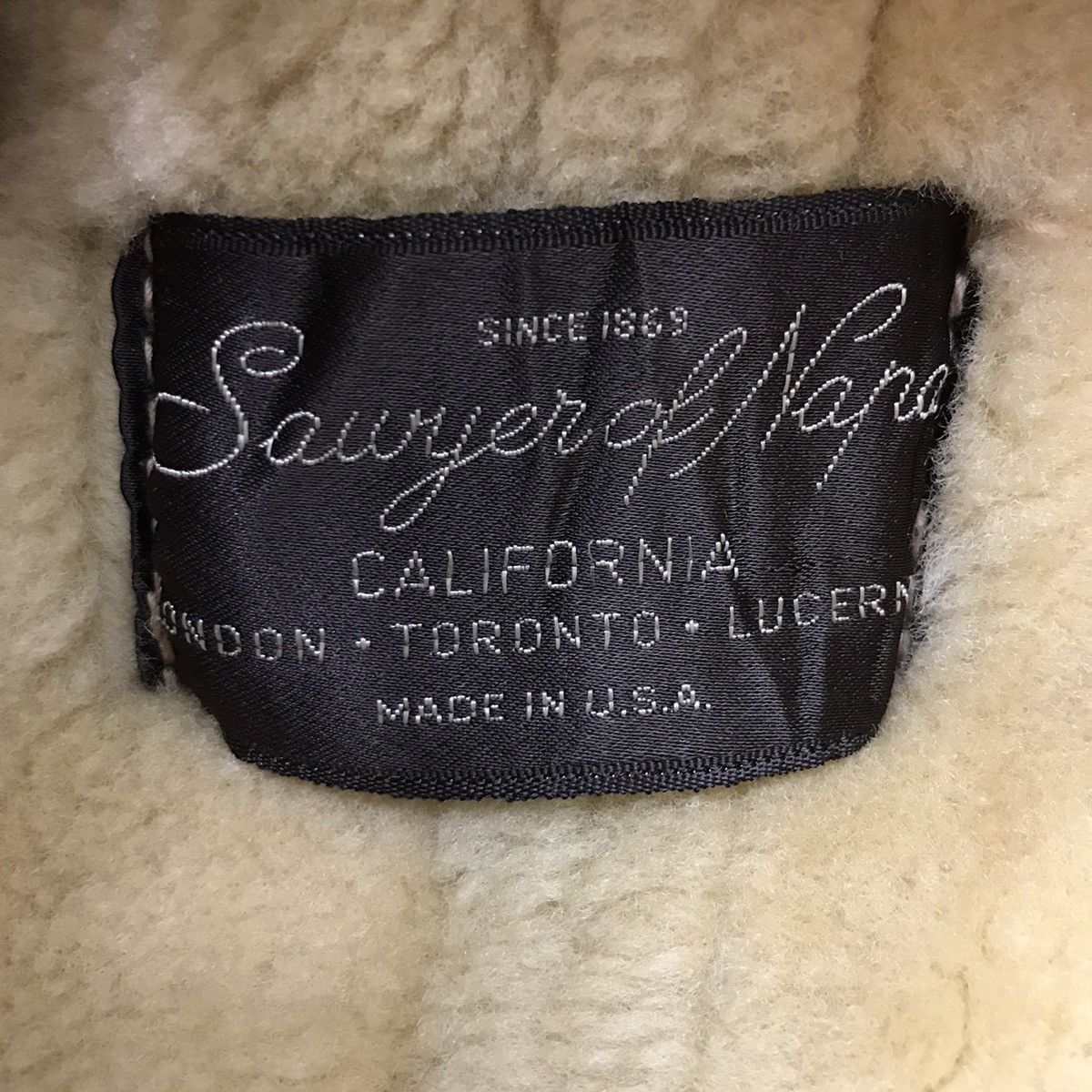 Vintage 70s SAWYER OF NAPA Saks Fifth Avenue Shearling Sheepskin Size US M / EU 48-50 / 2 - 4 Thumbnail