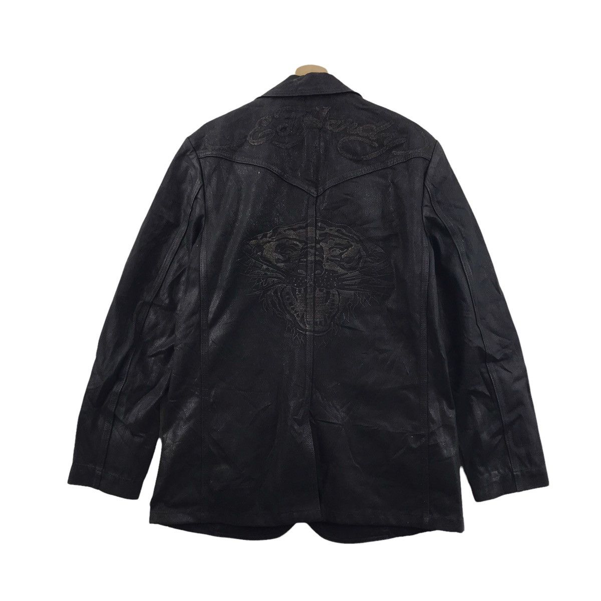 Ed Hardy ED HARDY Christian Audigier Tiger Embroidered Denim Jacket Size US L / EU 52-54 / 3 - 1 Thumbnail