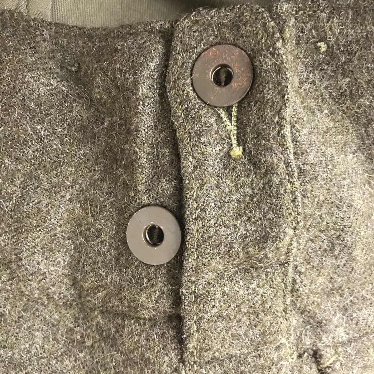 Vintage Vintage 60s MILITARY ARMY Wool Army Fatique Utility Heavy Size US 30 / EU 46 - 5 Thumbnail