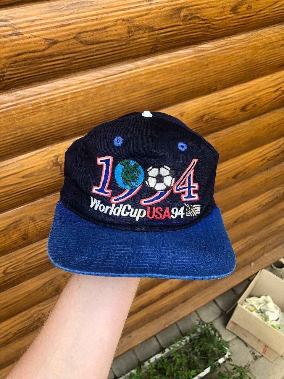 Vintage VINTAGE WORLD CUP USA 1994 HAT CAP Size ONE SIZE - 1 Thumbnail