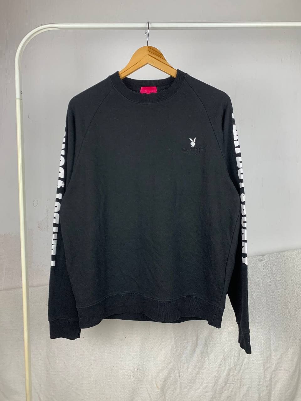 Playboy Vintage Playboy Bunny Big Logo Sweatshirt With Embroidery Size US L / EU 52-54 / 3 - 3 Thumbnail