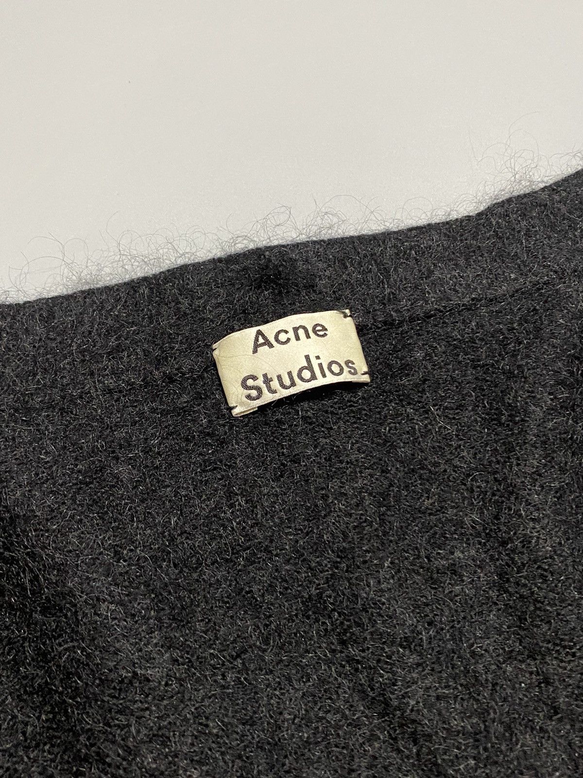 Acne Studios Acne Studios vintage black kidmohair wool cardigan Size US S / EU 44-46 / 1 - 4 Thumbnail