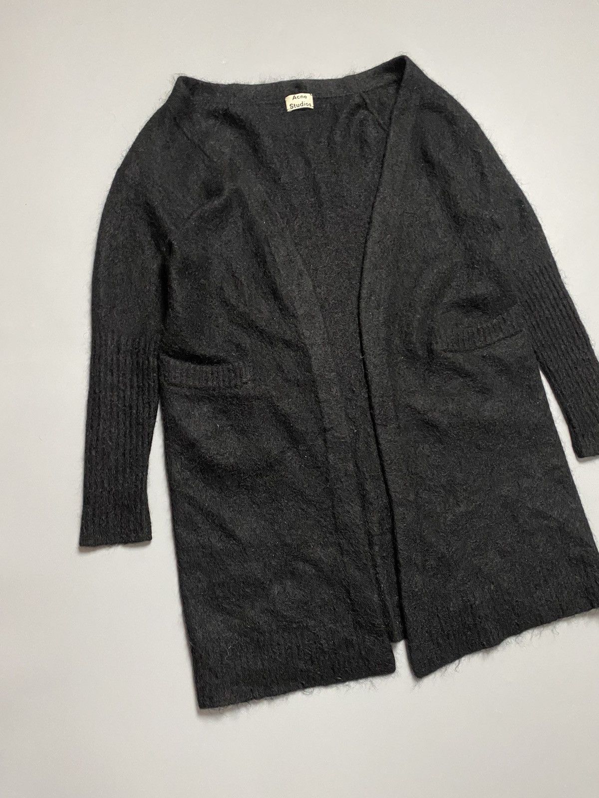 Acne Studios Acne Studios vintage black kidmohair wool cardigan Size US S / EU 44-46 / 1 - 2 Thumbnail