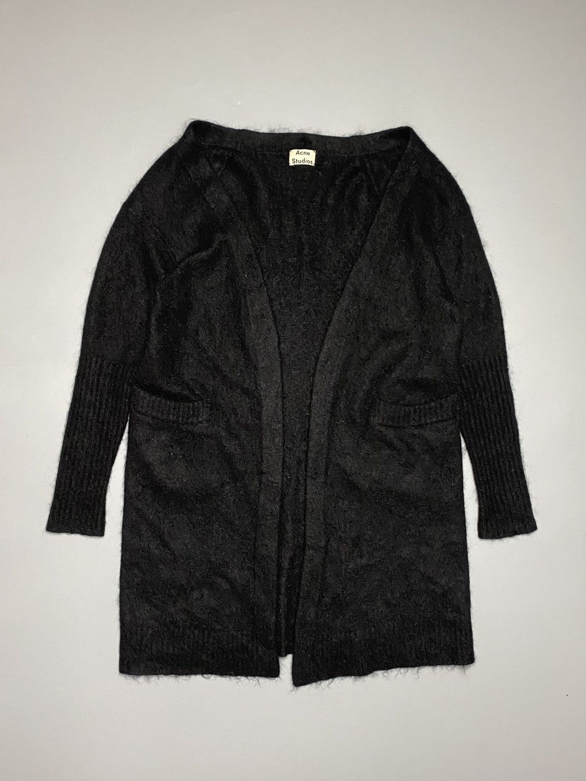 Acne Studios Acne Studios vintage black kidmohair wool cardigan Size US S / EU 44-46 / 1 - 3 Thumbnail