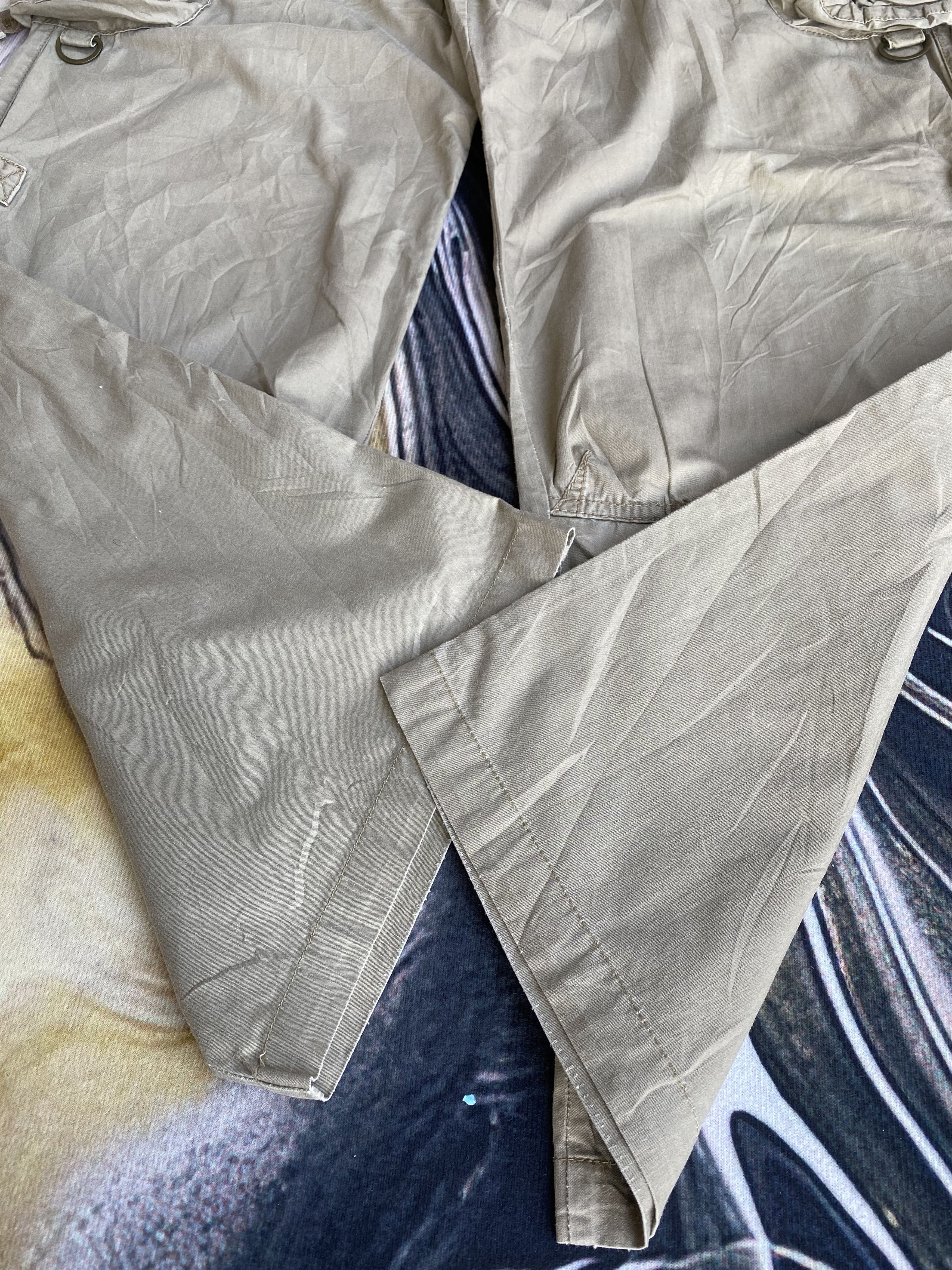 Japanese Brand RARE🔥Baggy Tete Homme Cargo Pants Multi Pocket Bondage Size US 34 / EU 50 - 12 Thumbnail