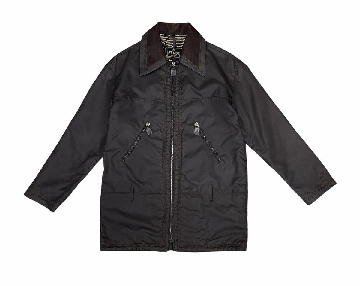 Fendi VINTAGE FENDI DISTRESSED WAXED JACKET Size US S / EU 44-46 / 1 - 4 Thumbnail