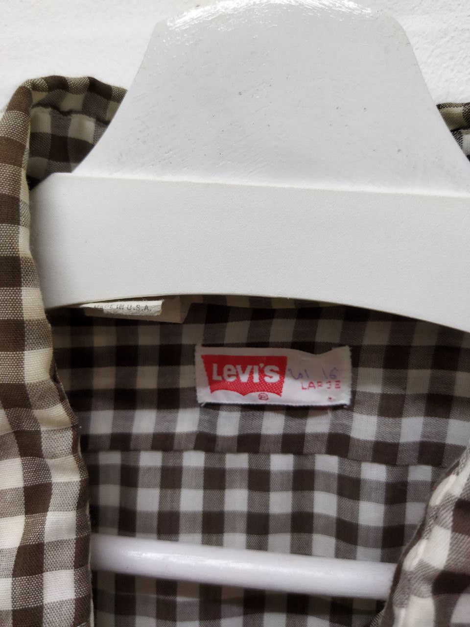 Levi's Vintage Clothing Vintage Levi's Checkered Shirt Size US L / EU 52-54 / 3 - 7 Thumbnail