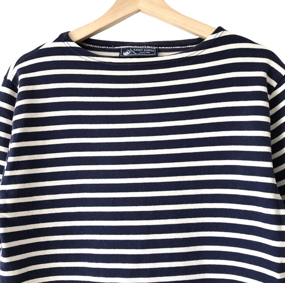 Ivy Crew × Saint James × Vintage Authentic Vintage Saint James France Navy White Ivy Tee Size US S / EU 44-46 / 1 - 3 Thumbnail