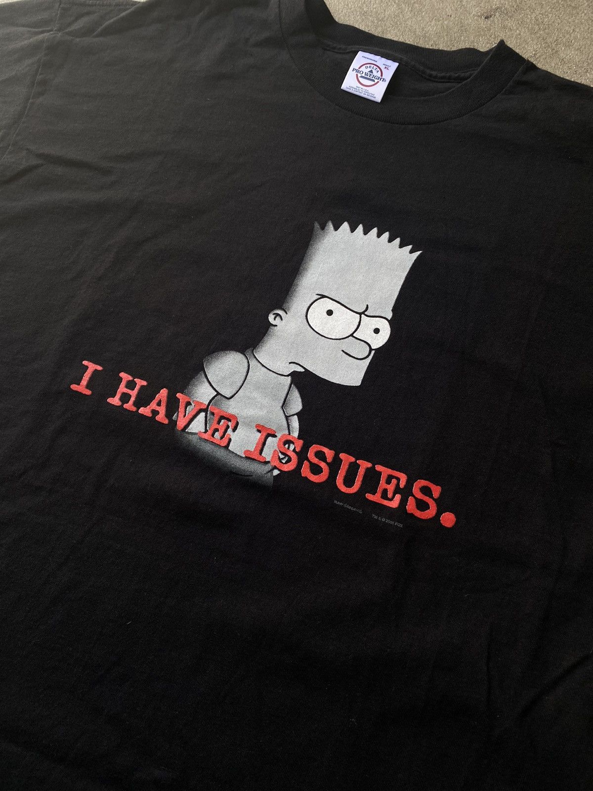 The Simpsons × Vintage Vintage 2001 Simpsons “I Have Issues” Tee Size US XL / EU 56 / 4 - 2 Thumbnail