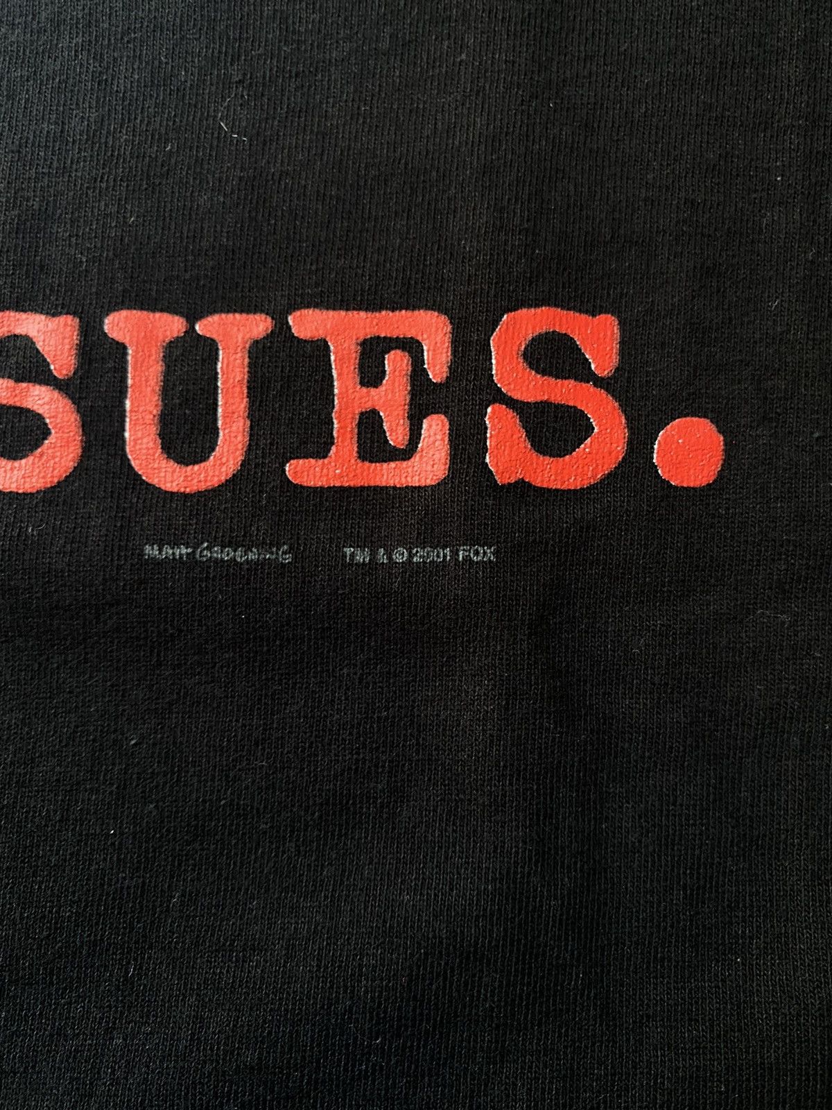 The Simpsons × Vintage Vintage 2001 Simpsons “I Have Issues” Tee Size US XL / EU 56 / 4 - 3 Thumbnail