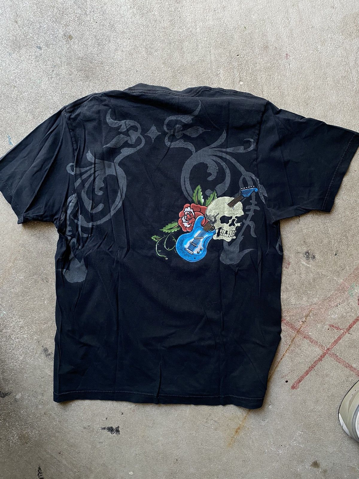 Vintage Vintage 00s Ed Hardy BOOTLEG tee all over print Size US M / EU 48-50 / 2 - 3 Thumbnail