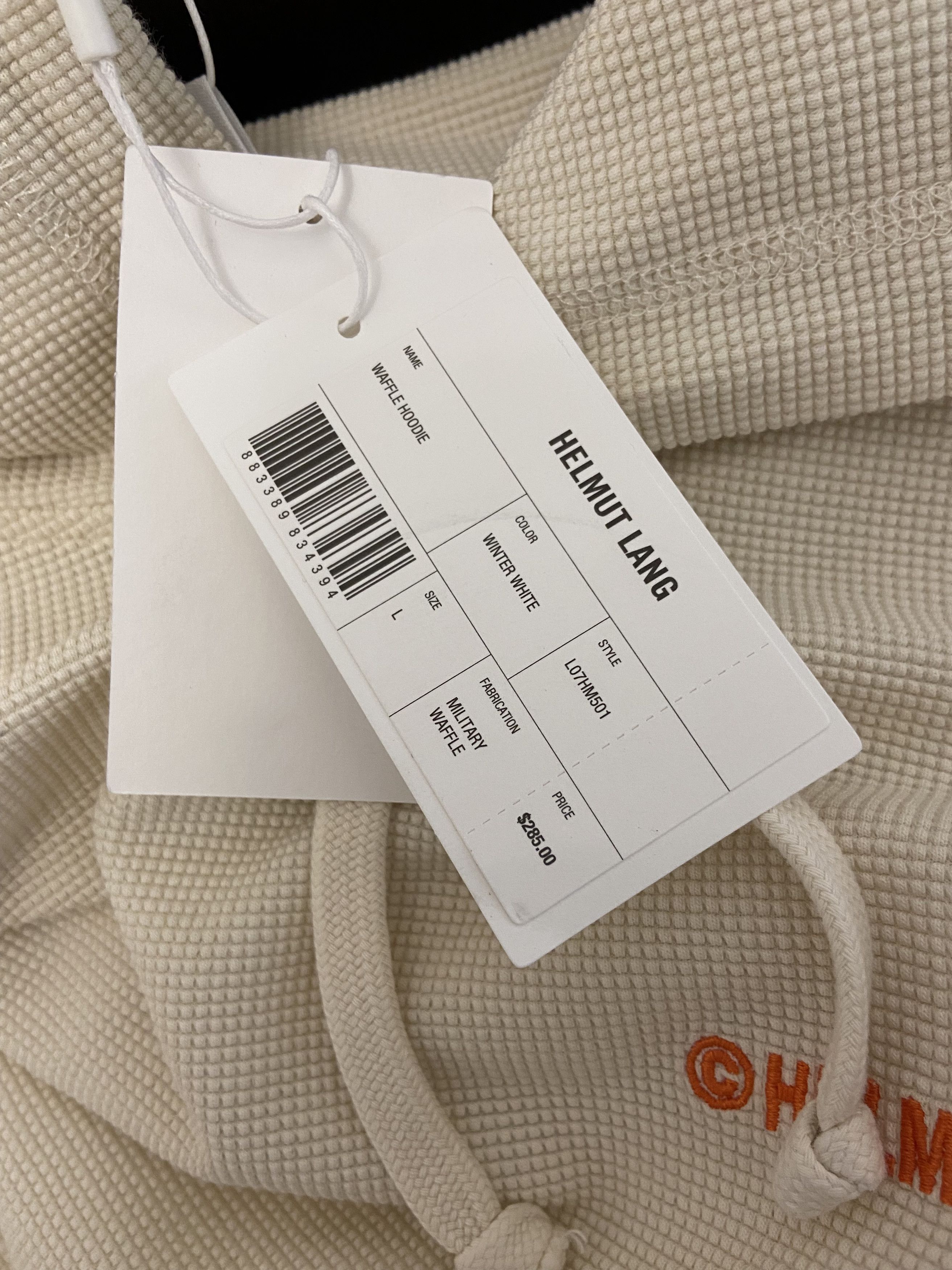 Helmut Lang NEW $285 Retail Helmut Lang waffle sweatshirt Size US L / EU 52-54 / 3 - 3 Thumbnail