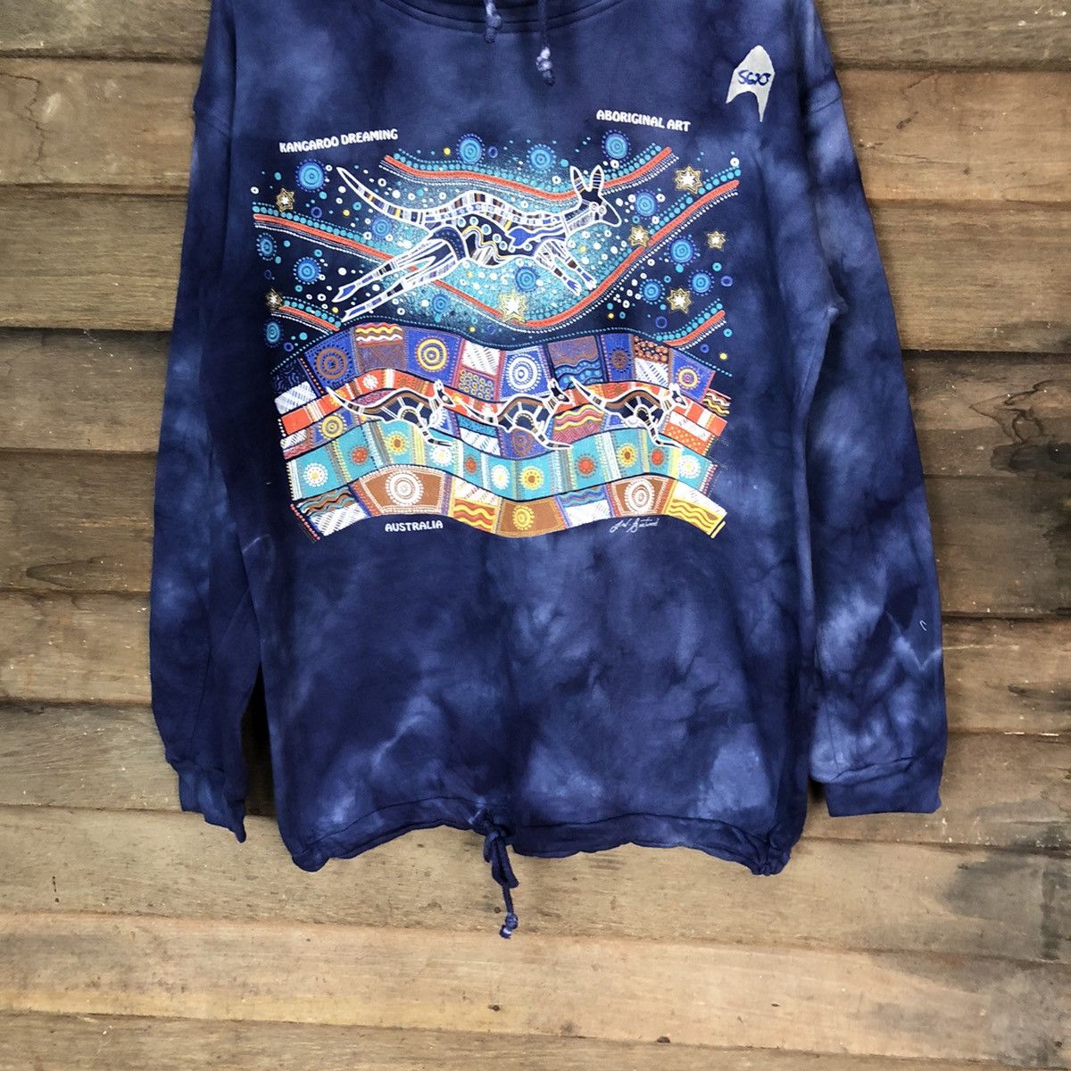 KangaROOS Kangaroo Dreaming Art Australia Tie Dye Sweatshirt #5620 Size US S / EU 44-46 / 1 - 3 Thumbnail
