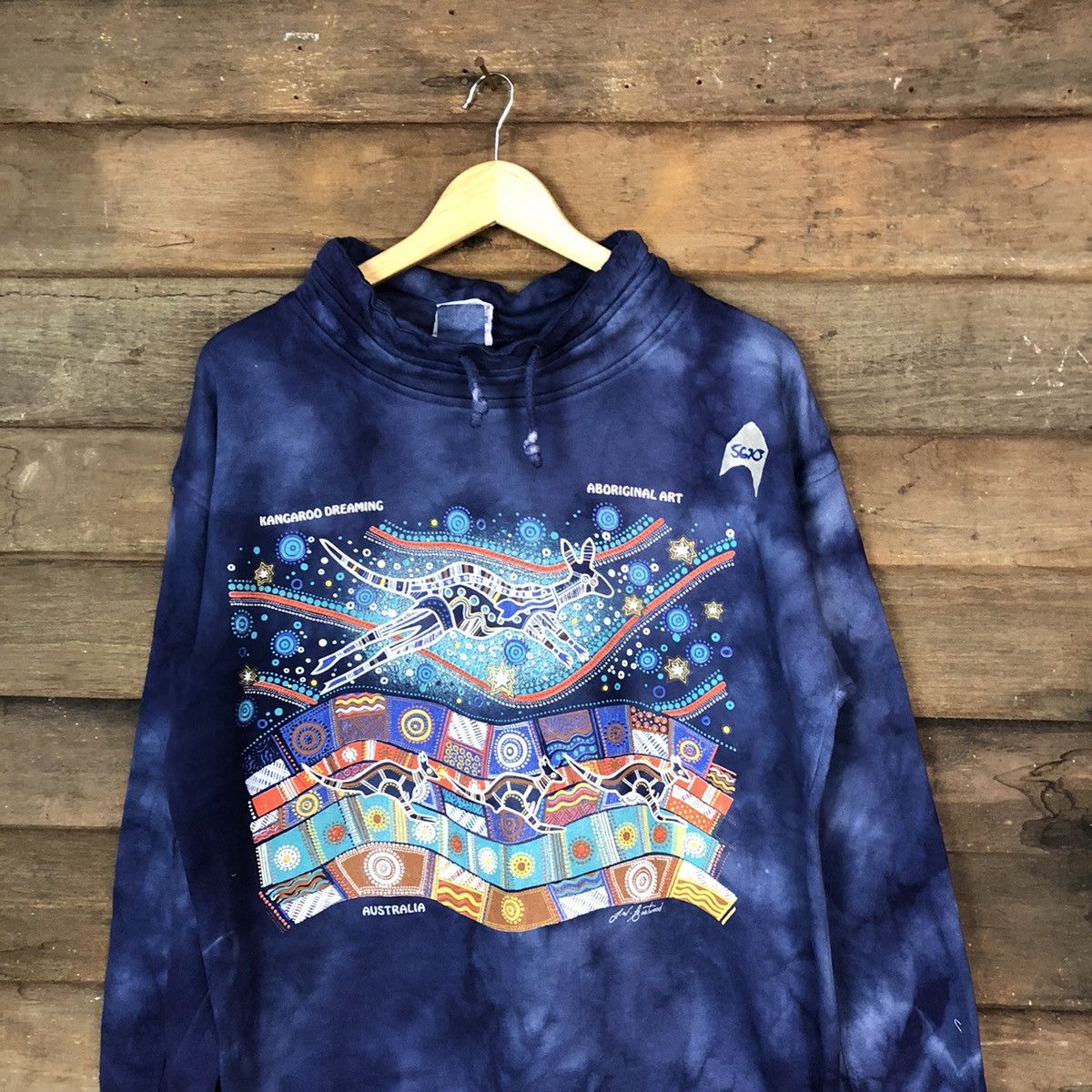 KangaROOS Kangaroo Dreaming Art Australia Tie Dye Sweatshirt #5620 Size US S / EU 44-46 / 1 - 2 Thumbnail