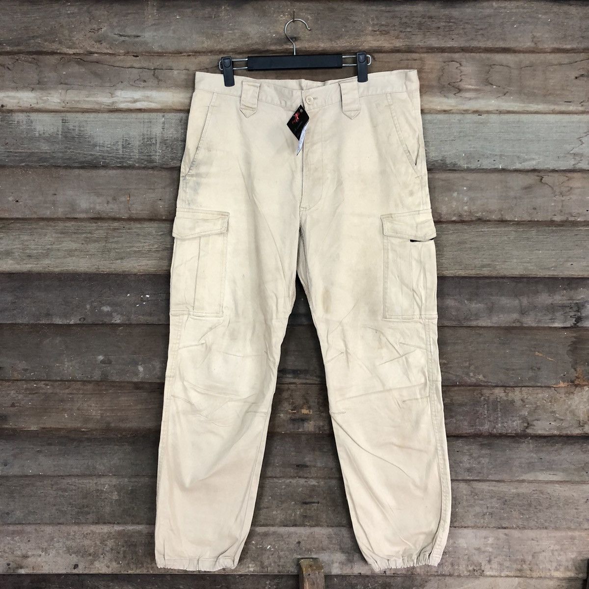Japanese Brand Japan Brown Multipocket Tactical Cargo Pants #4886 Size US 36 / EU 52 - 1 Thumbnail
