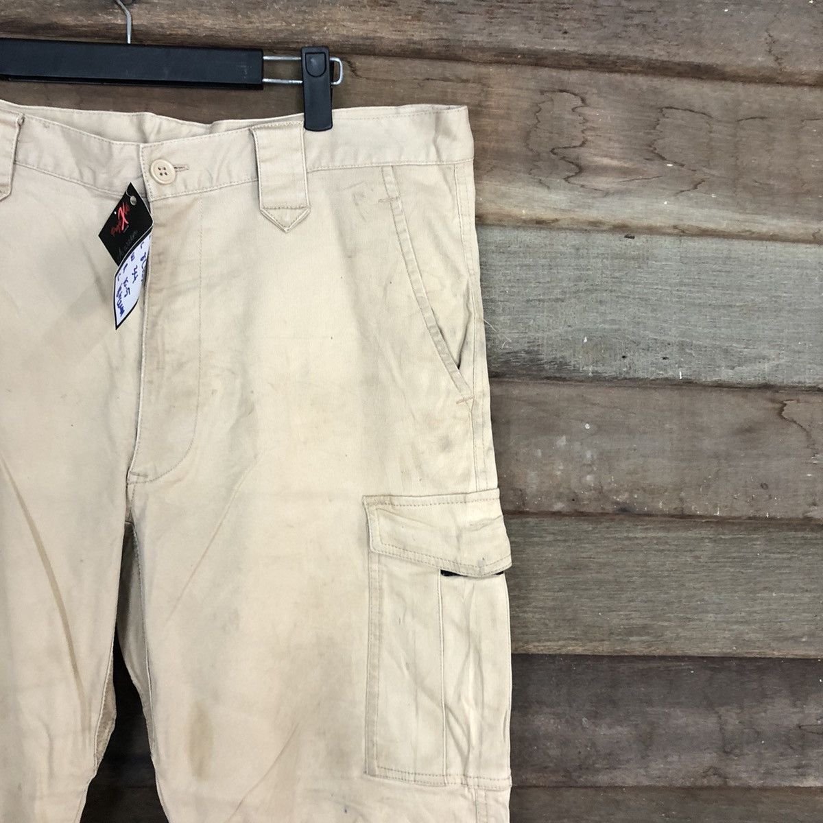 Japanese Brand Japan Brown Multipocket Tactical Cargo Pants #4886 Size US 36 / EU 52 - 5 Thumbnail