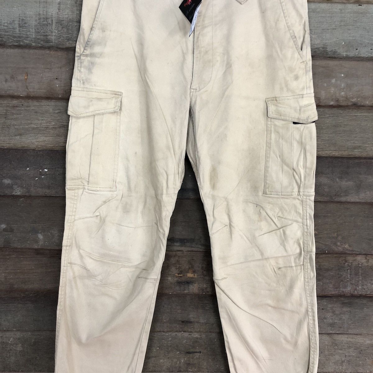 Japanese Brand Japan Brown Multipocket Tactical Cargo Pants #4886 Size US 36 / EU 52 - 4 Thumbnail