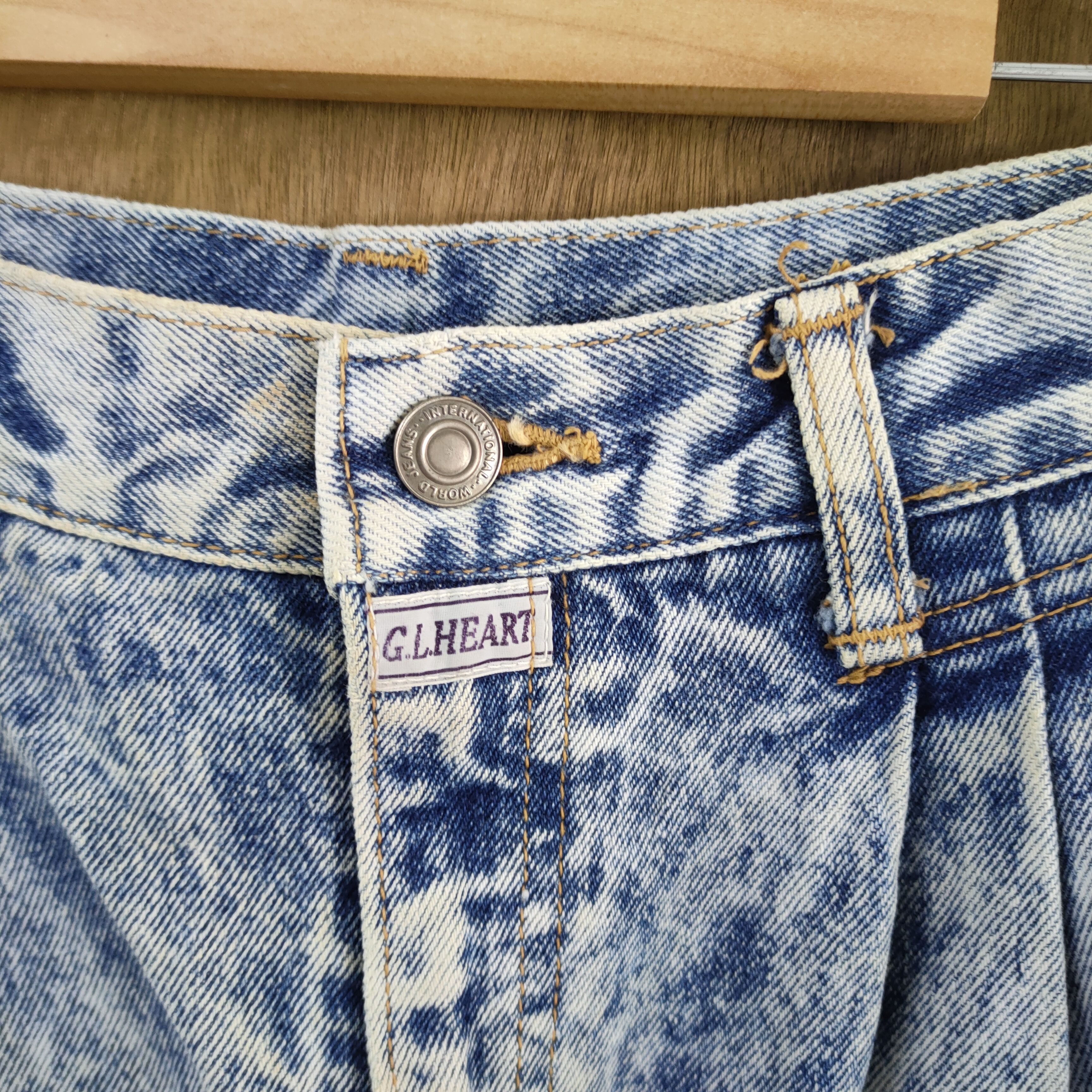 Japanese Brand × Vintage GL JAPANESE ACID WASH LIGHT BLUE JEAN Size US 26 / EU 42 - 6 Thumbnail