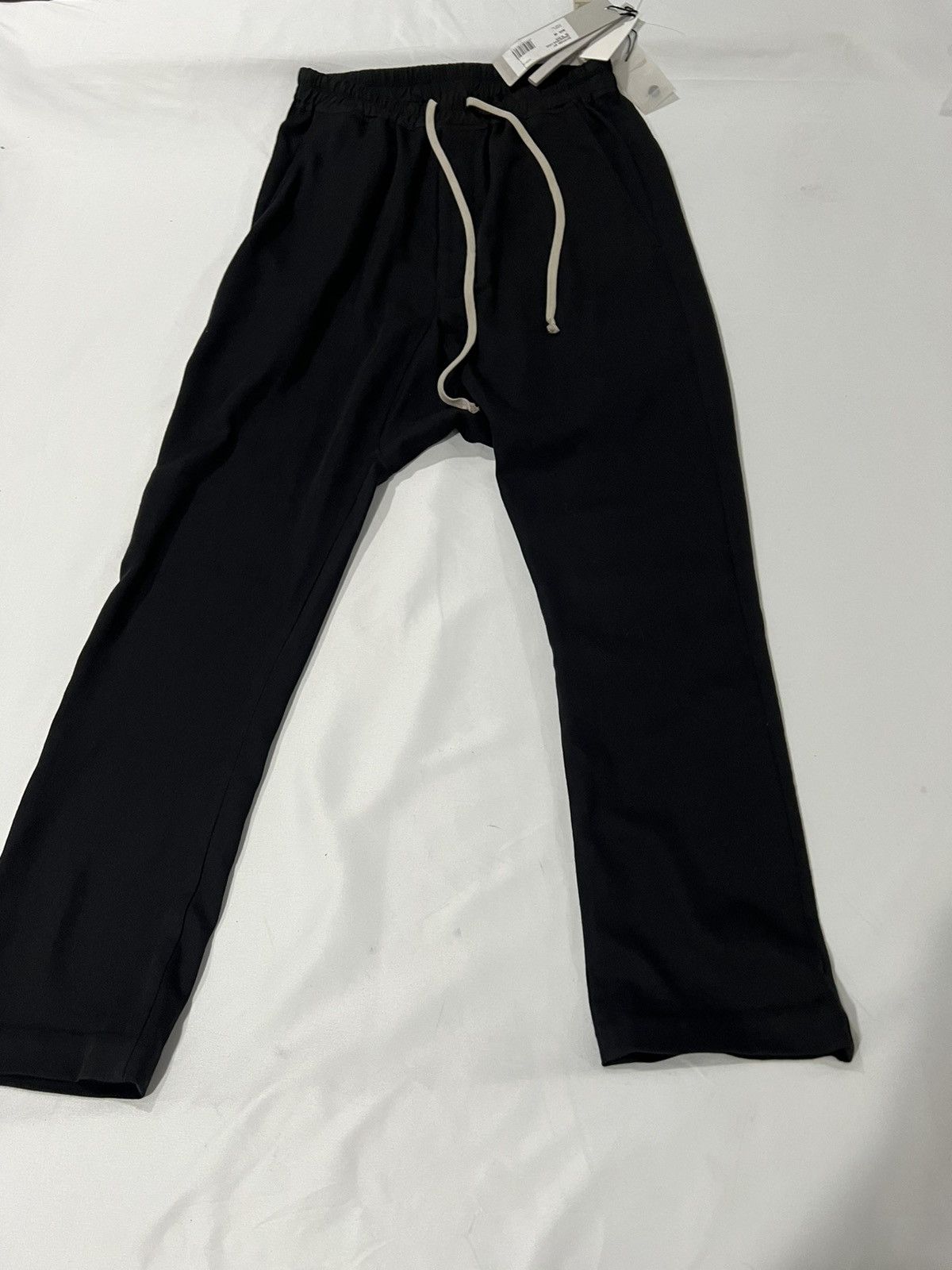 【送料&関税込】Rick Owens Wool Pants Rick Owens straight-leg Wool Track Pants | Black | FARFETCH