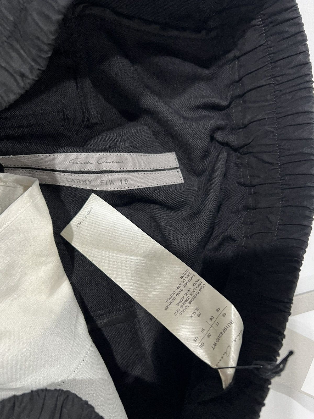 Rick Owens Rick Owens Larry wool pants. 48/M. $990 Size US 32 / EU 48 - 6 Thumbnail
