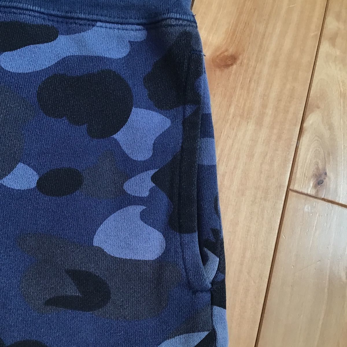 Bape BAPE Blue camo sweat shorts a bathing ape ★size M Size US 32 / EU 48 - 4 Thumbnail