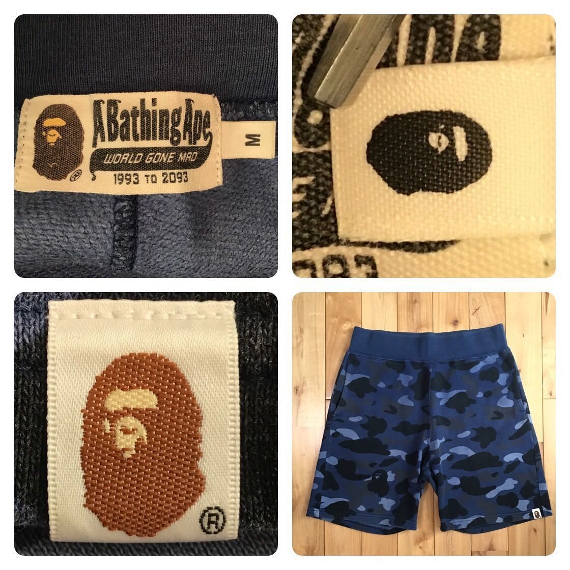 Bape BAPE Blue camo sweat shorts a bathing ape ★size M Size US 32 / EU 48 - 7 Thumbnail