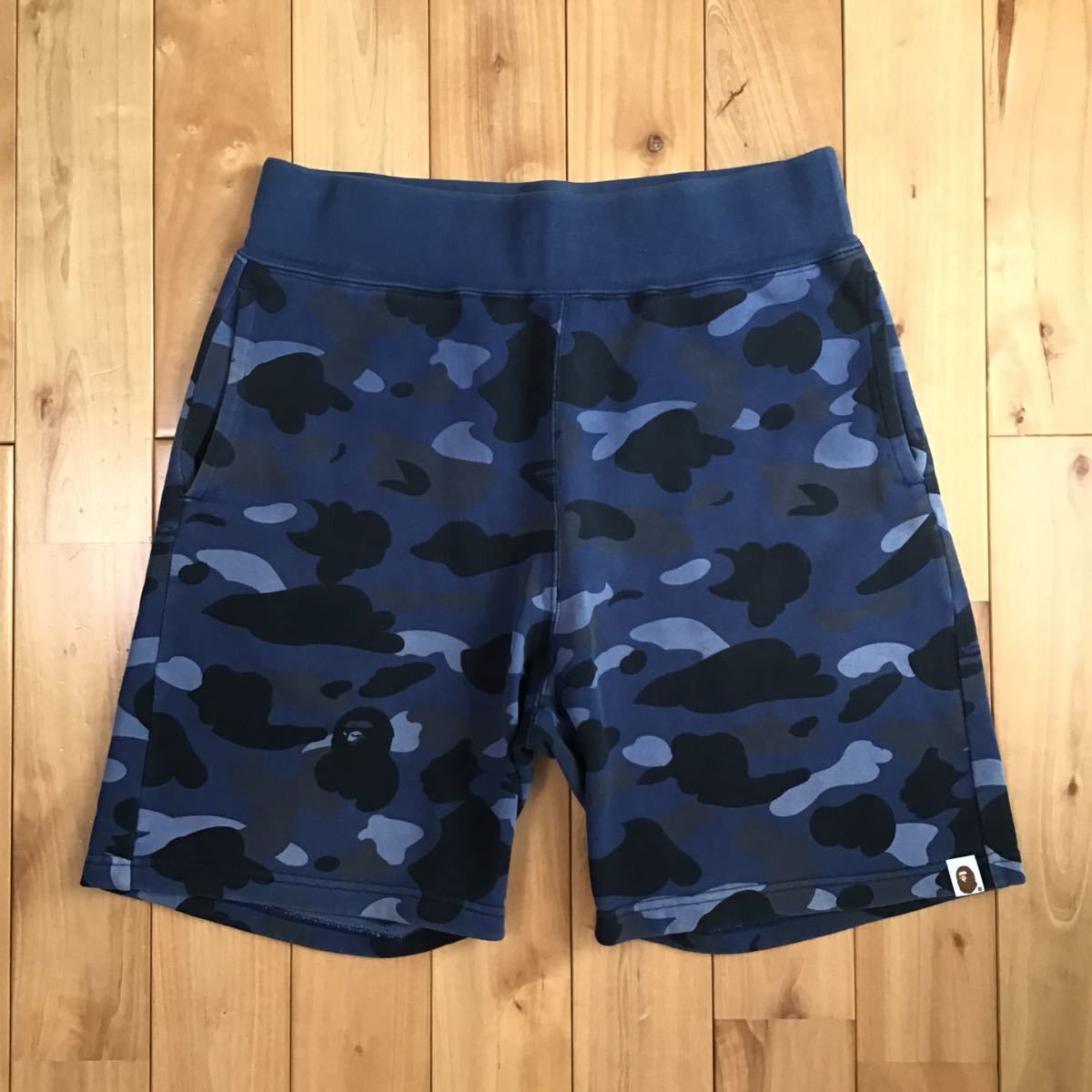 Bape BAPE Blue camo sweat shorts a bathing ape ★size M Size US 32 / EU 48 - 1 Thumbnail