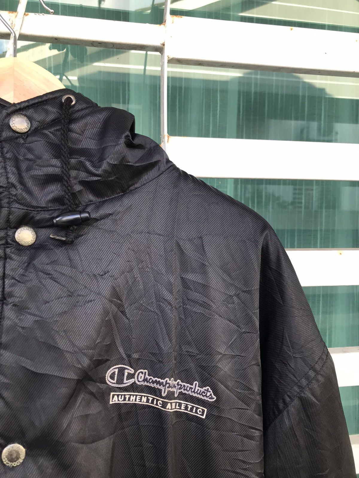 Champion Vintage champion spell out big logo raincoat Size US L / EU 52-54 / 3 - 7 Thumbnail
