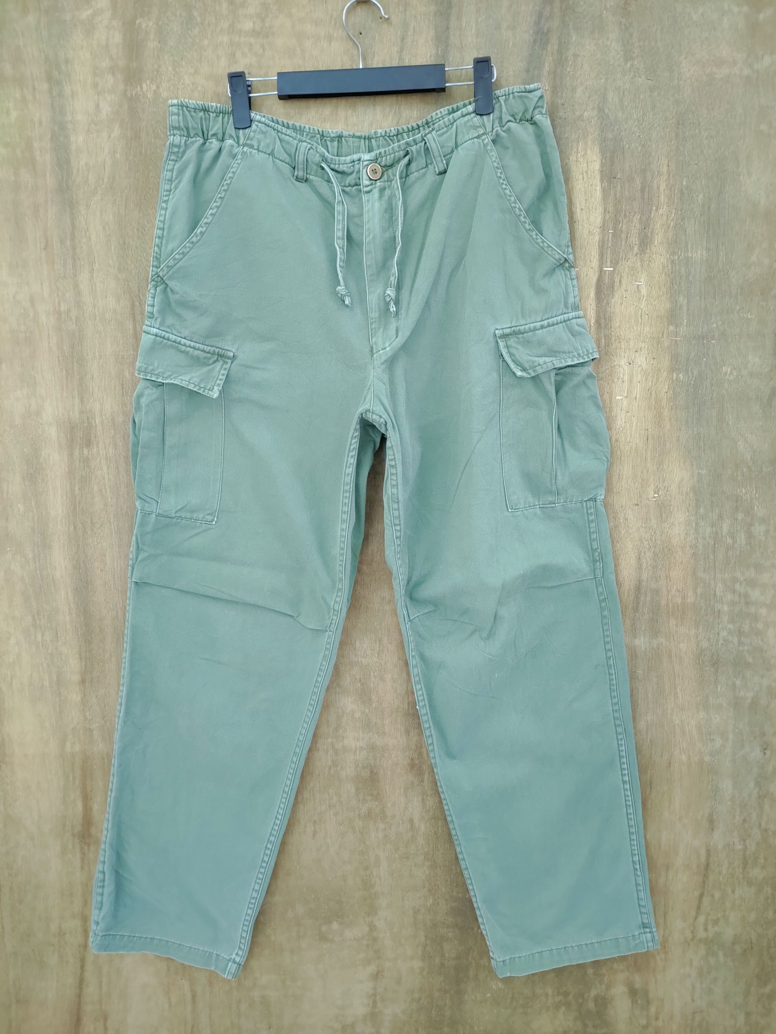 Vintage SURPLUS SPRING WAIST CARGO PANTS Size US 33 - 1 Thumbnail