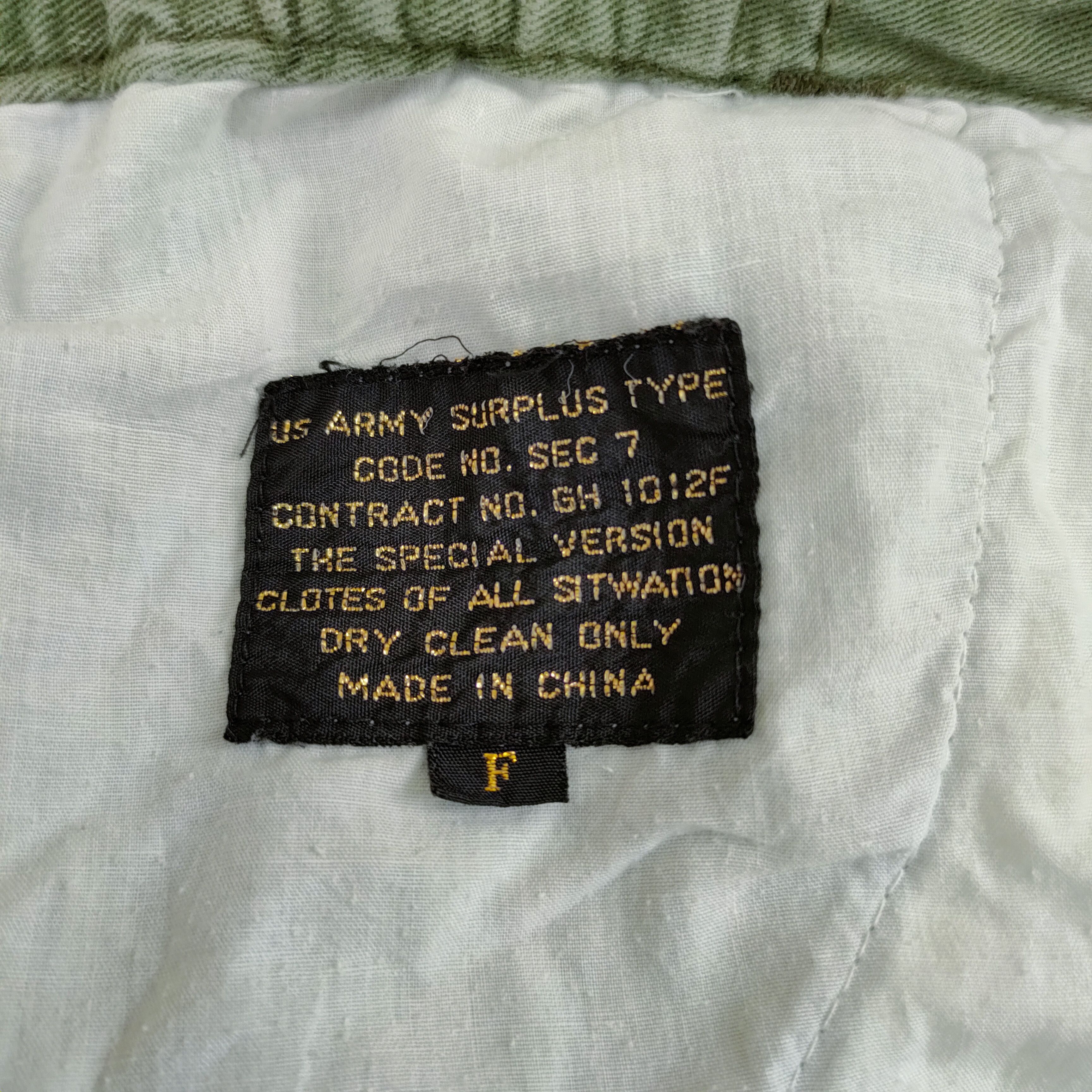 Vintage SURPLUS SPRING WAIST CARGO PANTS Size US 33 - 12 Thumbnail