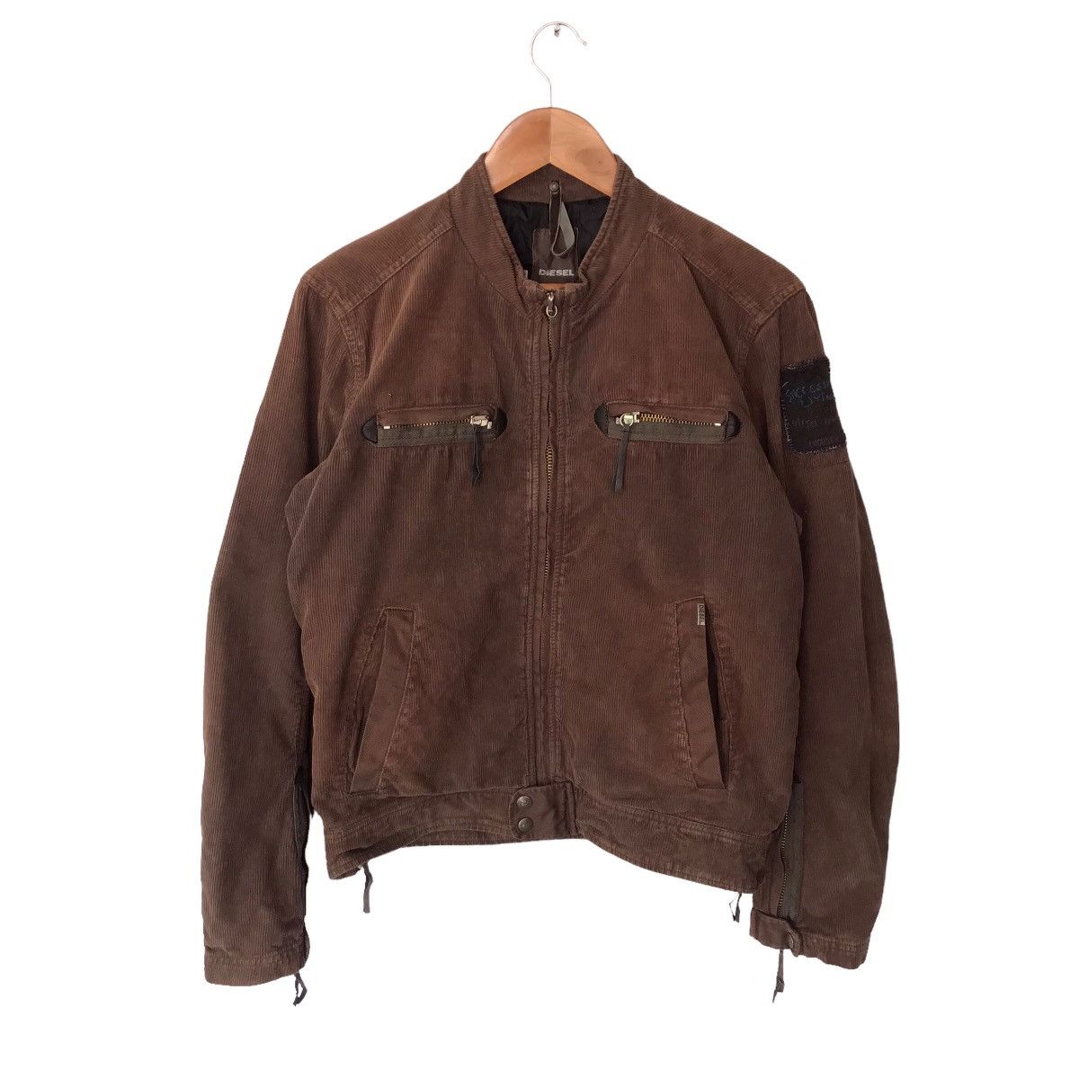 Diesel × Vintage VINTAGE DIESEL CORDLESS BROWN FADED JACKET Size US M / EU 48-50 / 2 - 1 Thumbnail