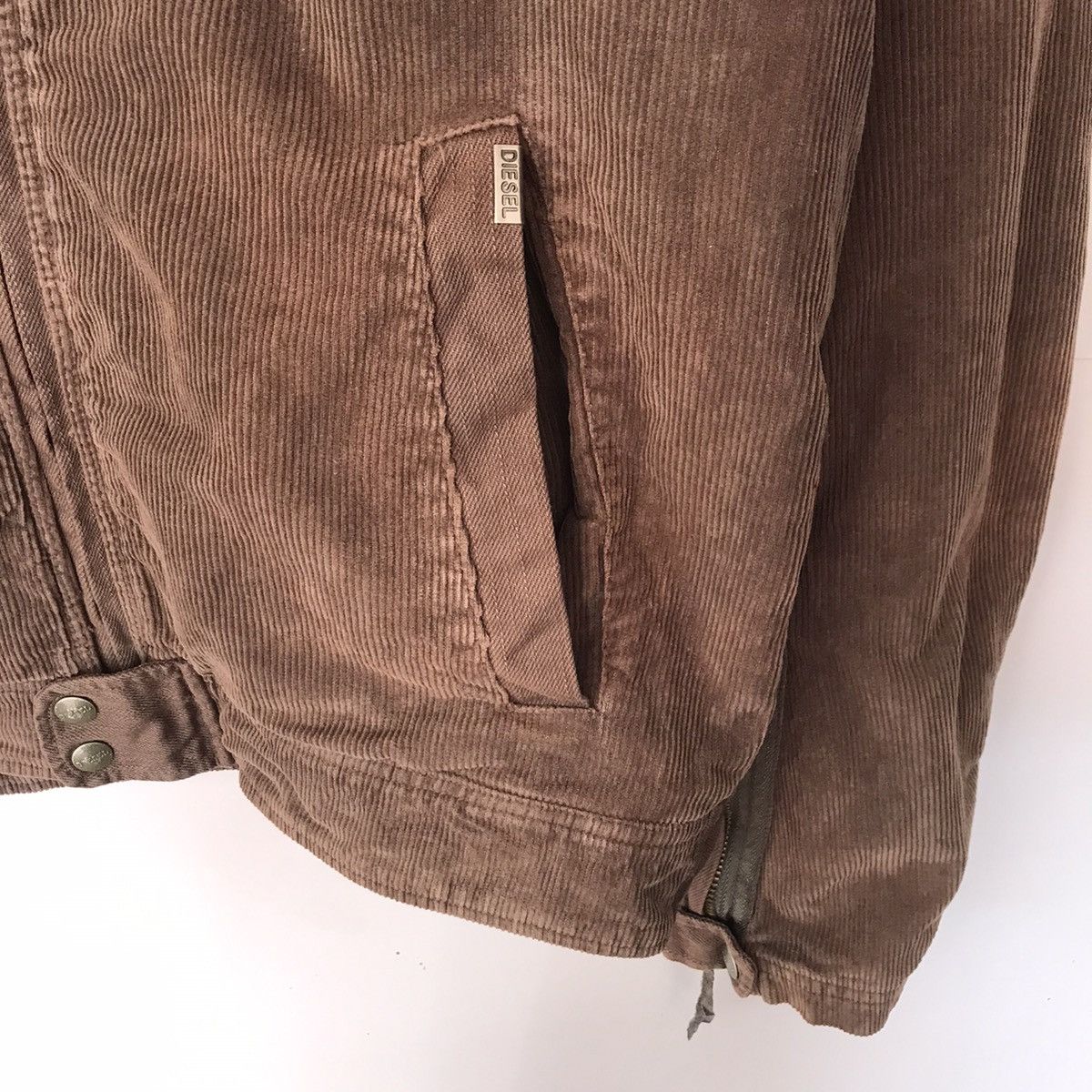 Diesel × Vintage VINTAGE DIESEL CORDLESS BROWN FADED JACKET Size US M / EU 48-50 / 2 - 5 Thumbnail