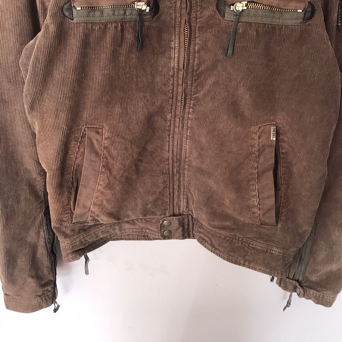 Diesel × Vintage VINTAGE DIESEL CORDLESS BROWN FADED JACKET Size US M / EU 48-50 / 2 - 3 Thumbnail