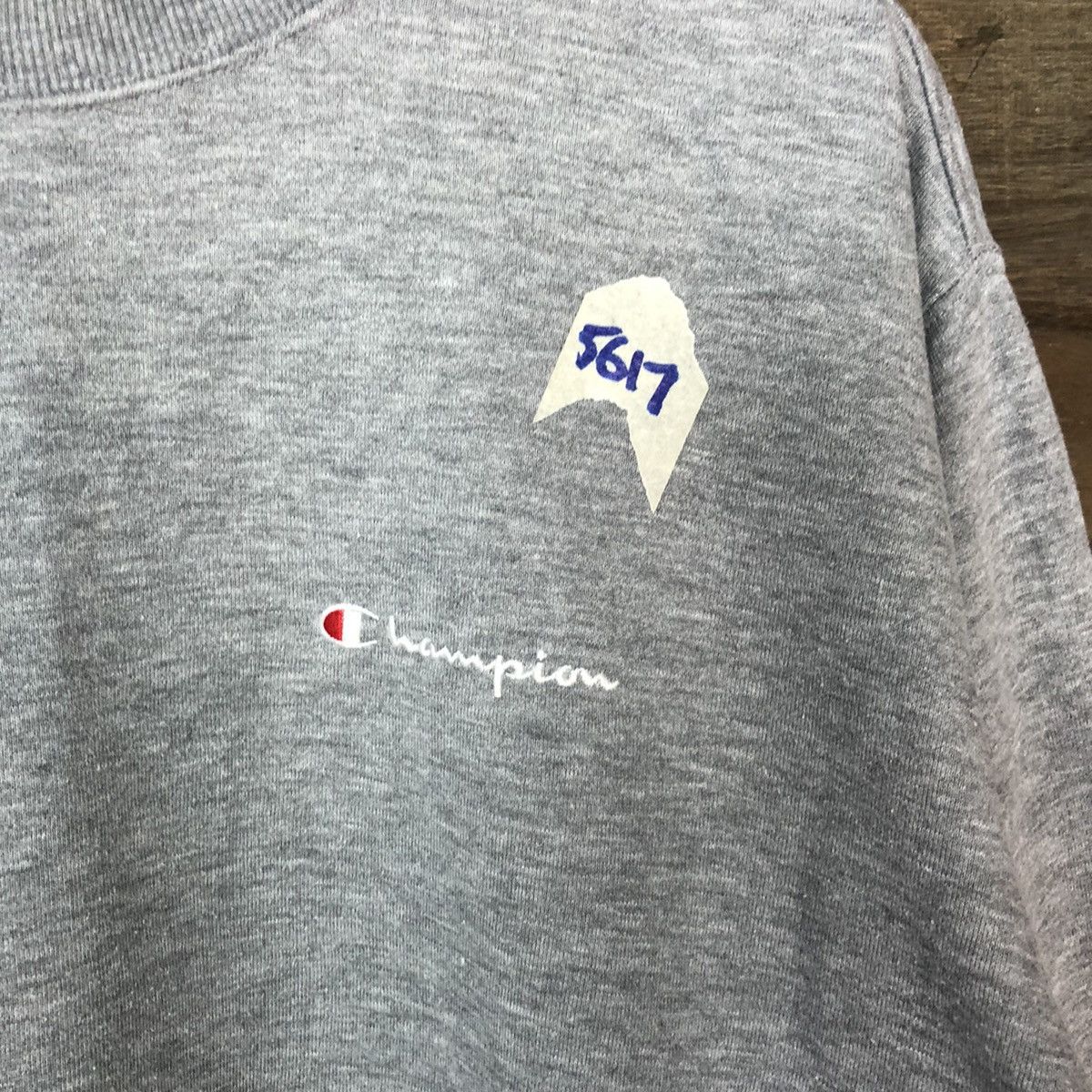 Champion Champion vintage plain Grey Sweatshirt #5617 Size US L / EU 52-54 / 3 - 6 Thumbnail