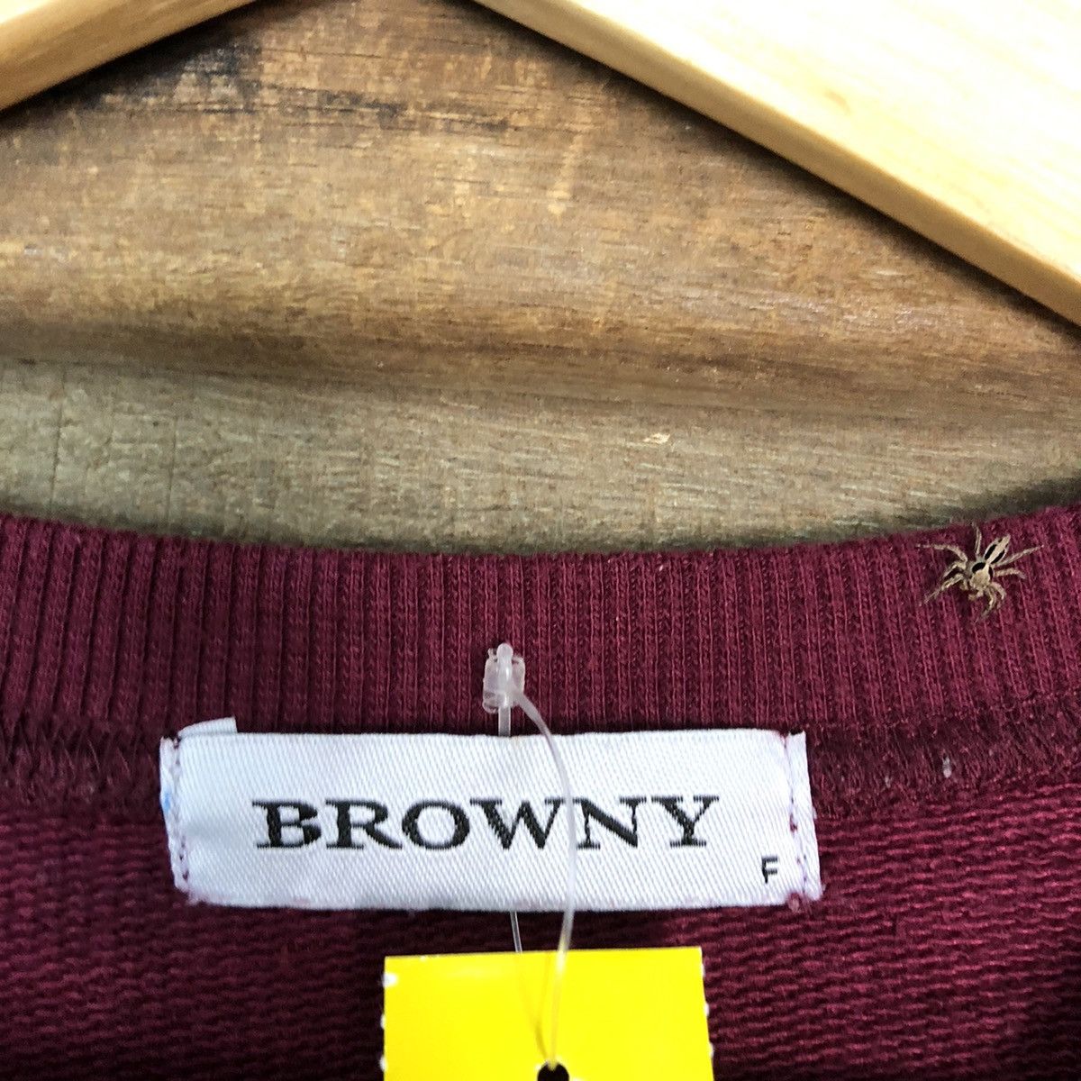 Japanese Brand Browny Distressed Maroon Sweatshirt #3271 Size US M / EU 48-50 / 2 - 10 Thumbnail