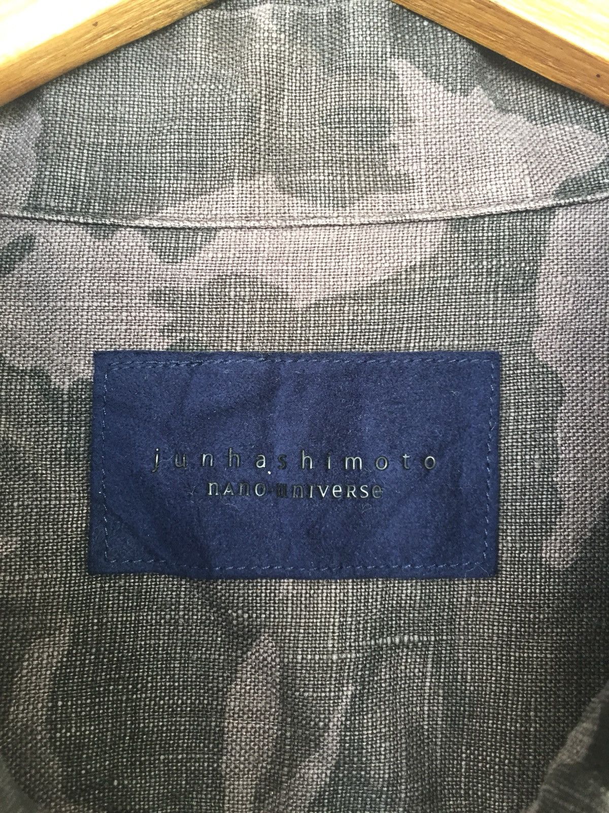 junhashimoto 🇯🇵 Collabs Designer Camo Linen Button Shirt Size US M / EU 48-50 / 2 - 5 Thumbnail