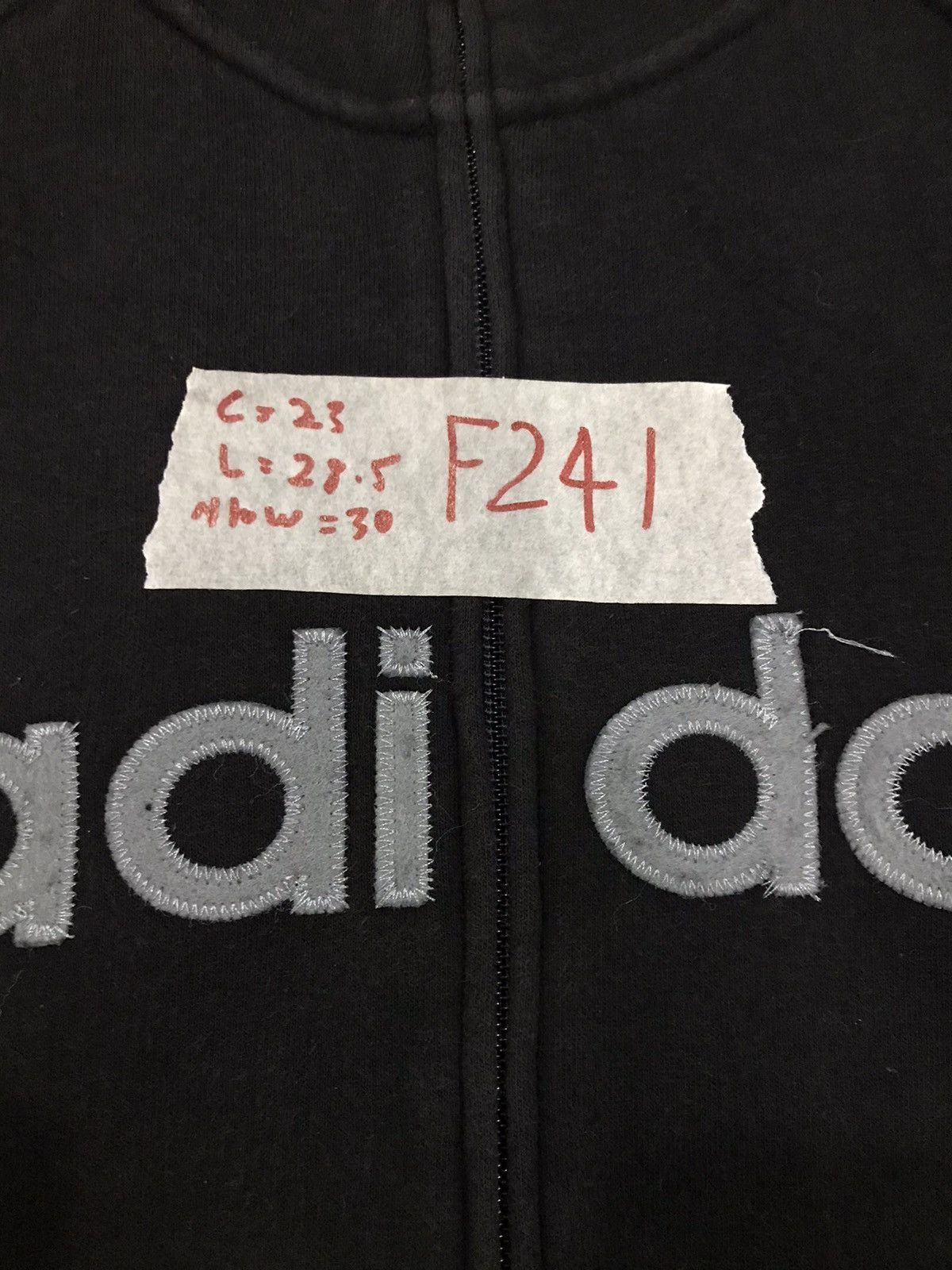 Adidas Adidas spell out zipper hooded Sweatshirt Size US L / EU 52-54 / 3 - 18 Thumbnail