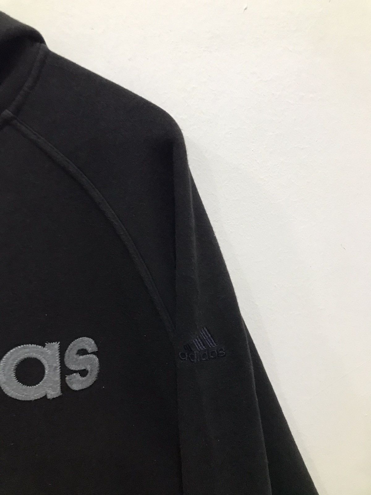 Adidas Adidas spell out zipper hooded Sweatshirt Size US L / EU 52-54 / 3 - 12 Thumbnail