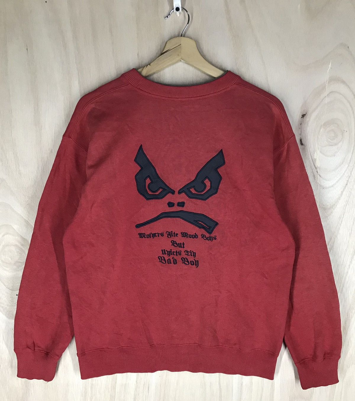 image of American Apparel x Sports Specialties Bad Boy California U.s.a Sweatshirts in Red (Size Medium)