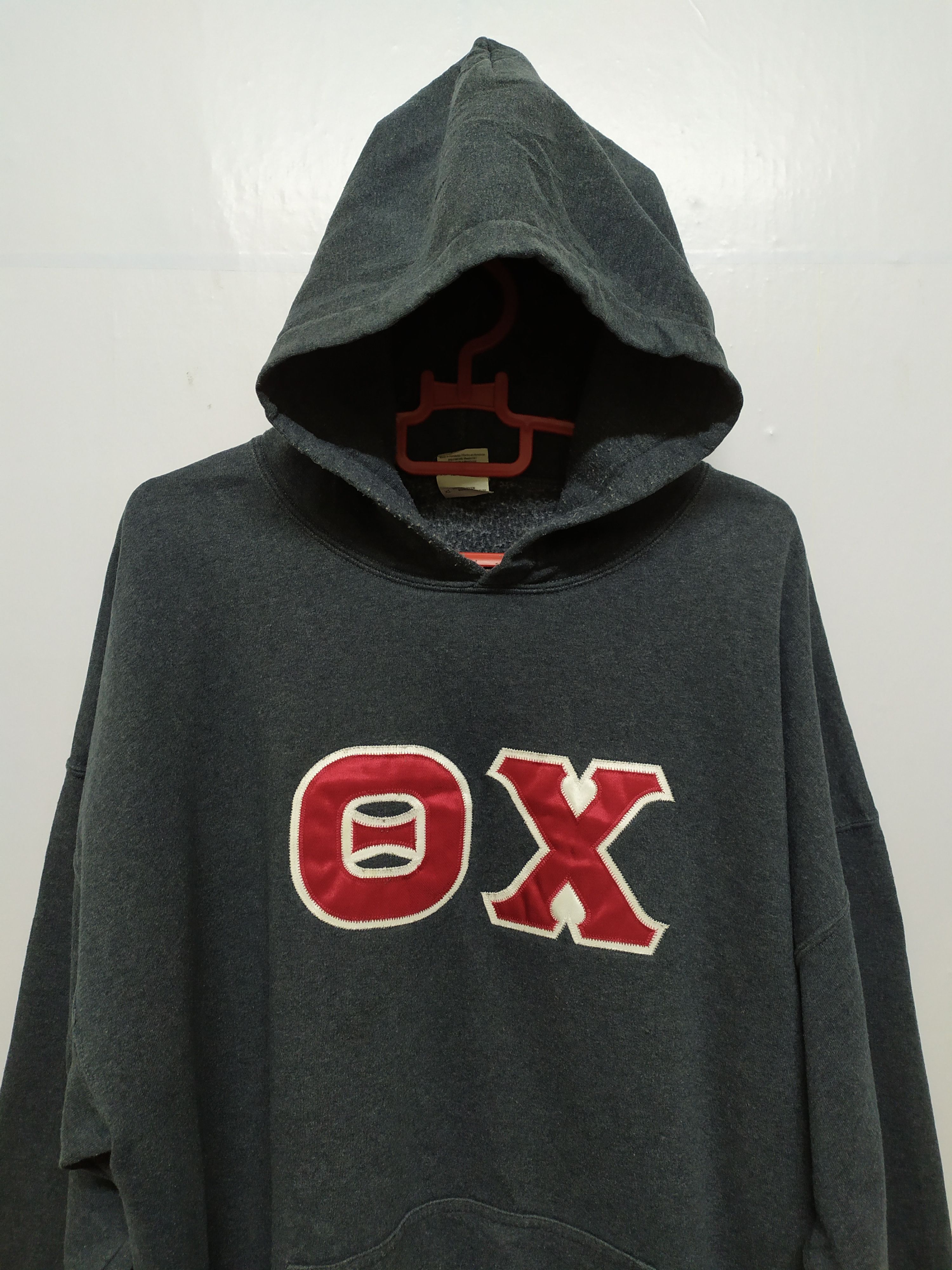 Designer × Vintage VINTAGE OX BIG LOGO SWEATSHIRT HOODIE Size US XL / EU 56 / 4 - 2 Thumbnail