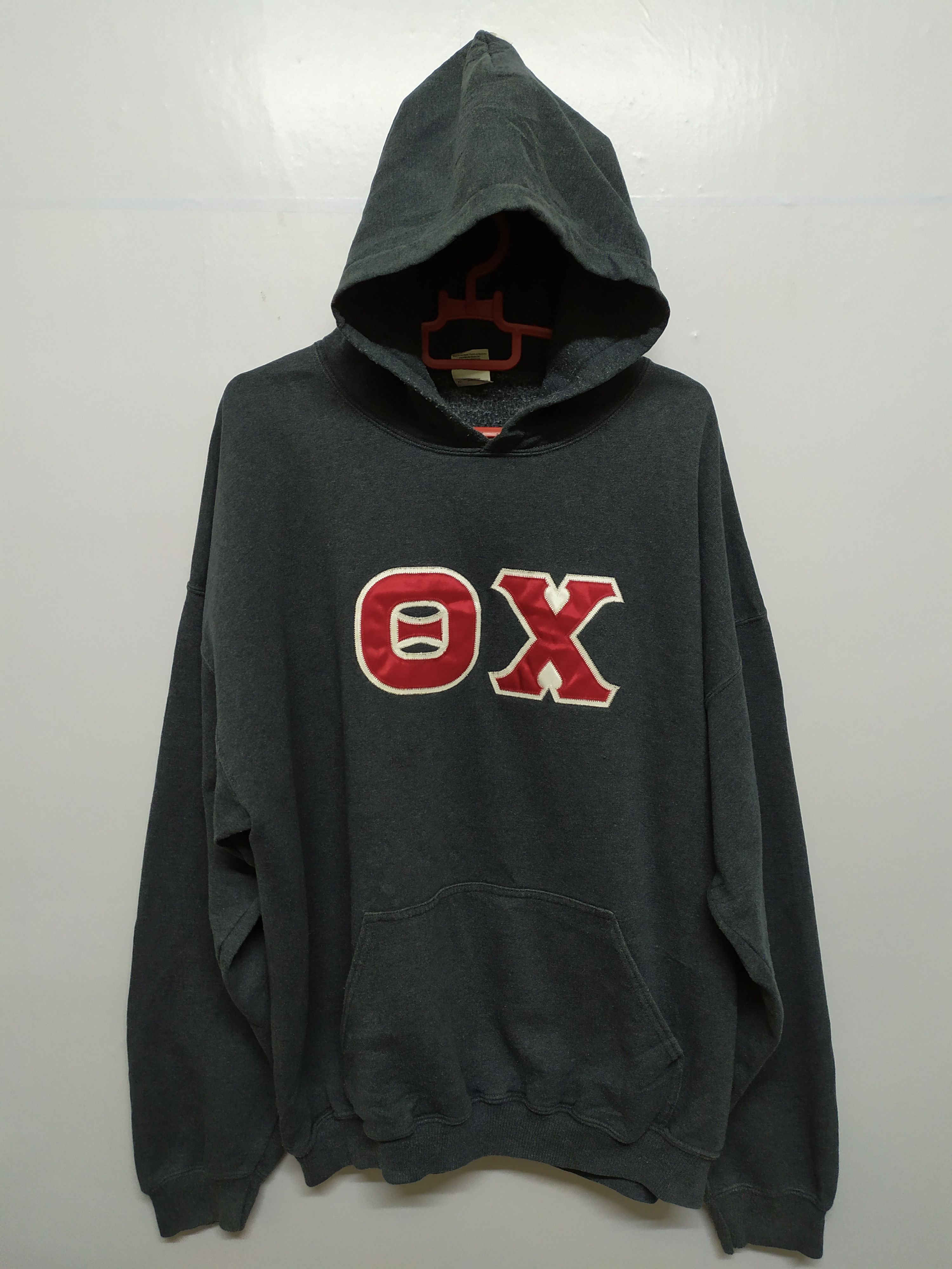 Designer × Vintage VINTAGE OX BIG LOGO SWEATSHIRT HOODIE Size US XL / EU 56 / 4 - 1 Thumbnail