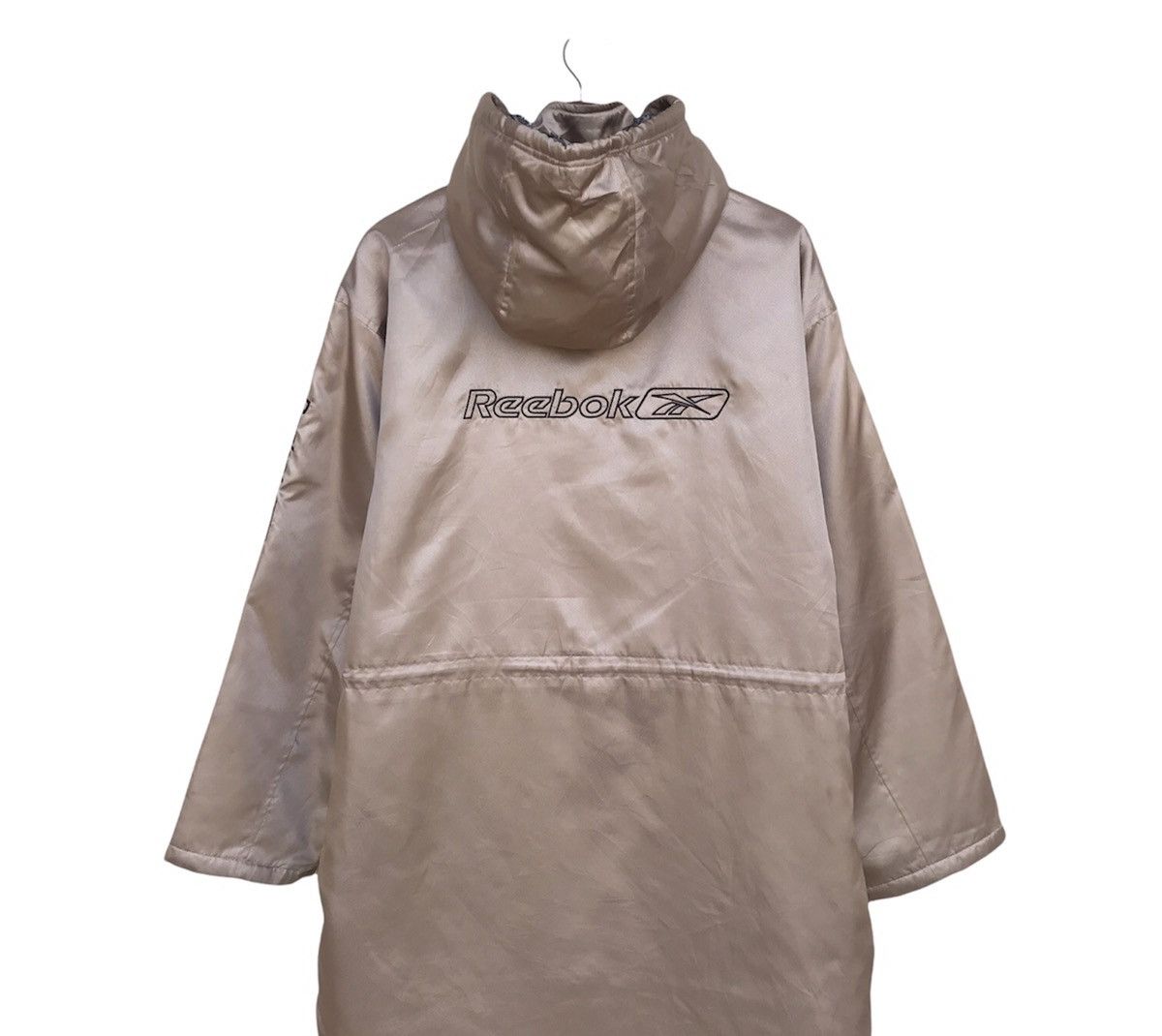 Reebok × Vintage Rare Reebok GOLD Hoodie Coach jacket sherpa lining big logo Size US M / EU 48-50 / 2 - 7 Thumbnail