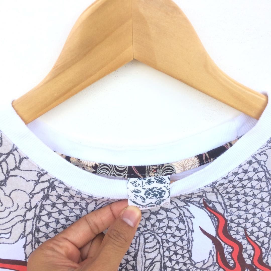 Japanese Brand Japanese dragon gengster motive sukajan tshirt Size US L / EU 52-54 / 3 - 4 Thumbnail