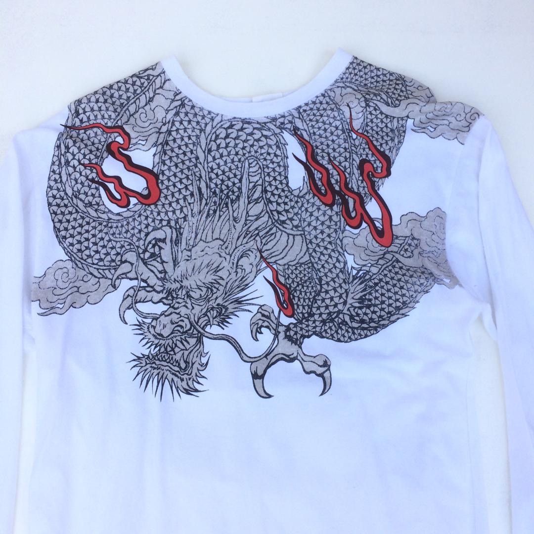 Japanese Brand Japanese dragon gengster motive sukajan tshirt Size US L / EU 52-54 / 3 - 3 Thumbnail