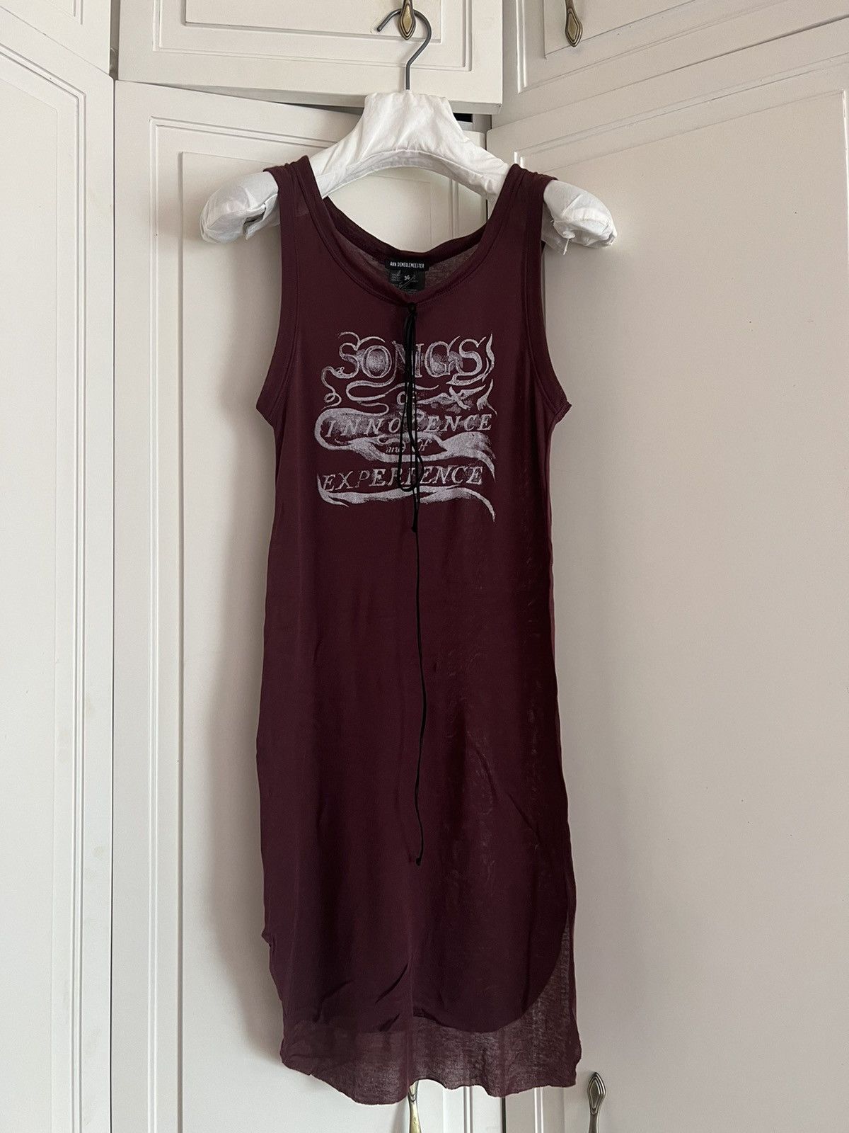 Ann Demeulemeester Songs of innocence FW18 Runway Tank Top Size XS / US 0-2 / IT 36-38 - 1 Thumbnail