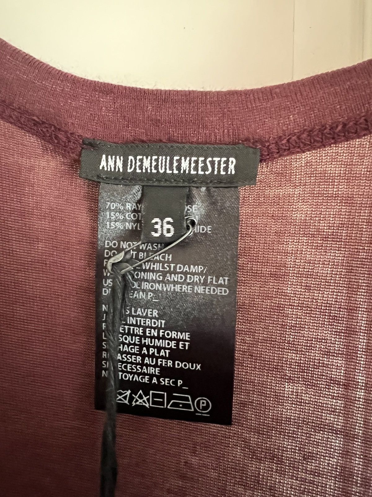 Ann Demeulemeester Songs of innocence FW18 Runway Tank Top Size XS / US 0-2 / IT 36-38 - 4 Thumbnail