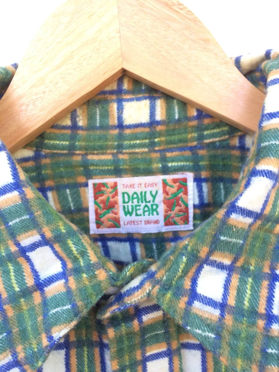 Flannel × Japanese Brand Grunge flannel checkered buttom up japan brand Size US L / EU 52-54 / 3 - 6 Thumbnail