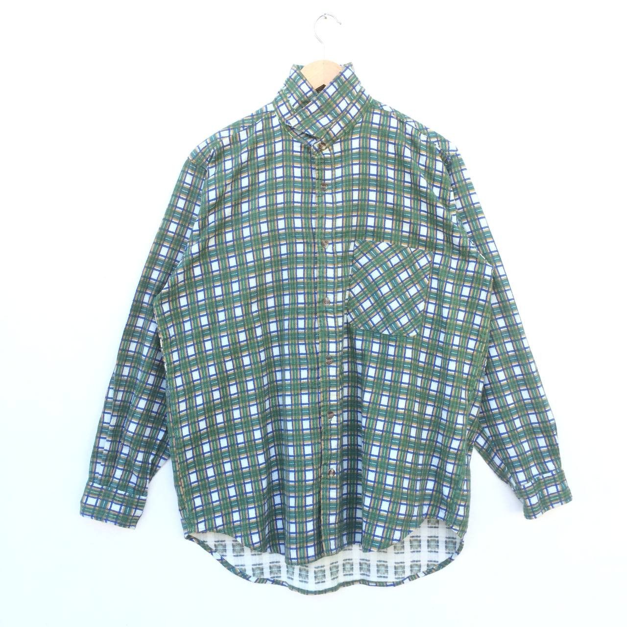 Flannel × Japanese Brand Grunge flannel checkered buttom up japan brand Size US L / EU 52-54 / 3 - 1 Thumbnail