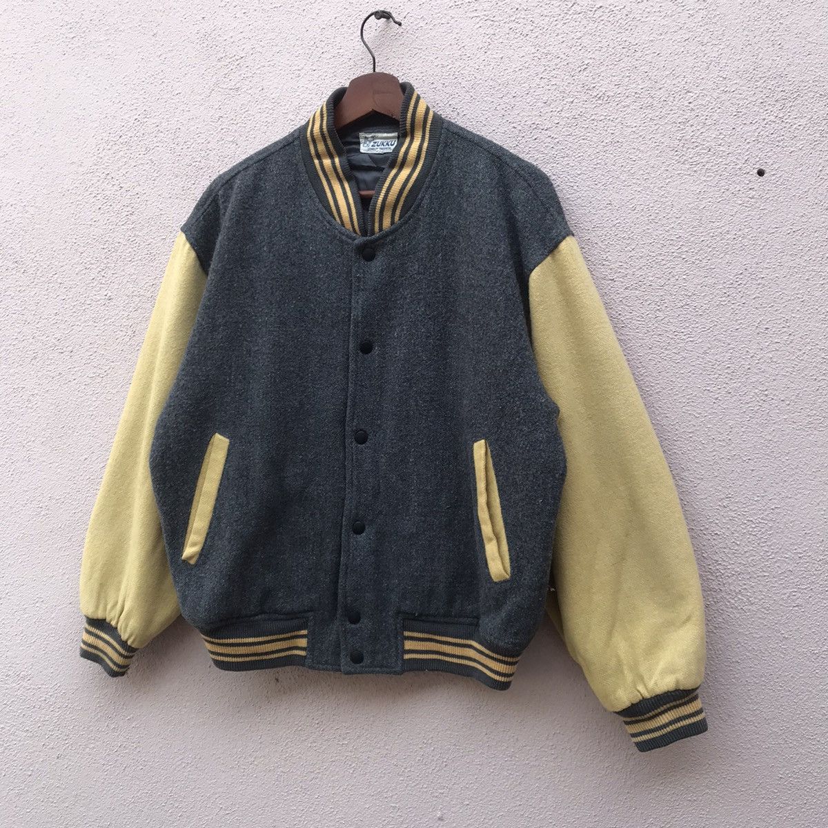 Japanese Brand × Vintage Vintage Japanese Brand LT Zukku Varsity plain wool michigan Size US L / EU 52-54 / 3 - 2 Thumbnail